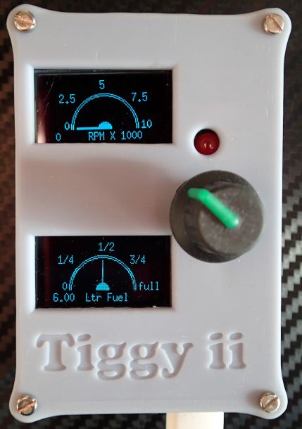 Tiggy 2 Paramotor / Microlight Aviation Fuel Gauge CHT Tacho - Click Image to Close