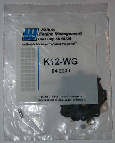 Walbro K12-WG repair Kit - Click Image to Close